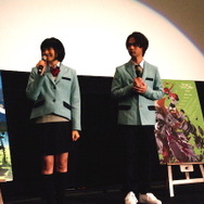 「デジアドtri.」先行上映会に制服姿の吉田仁美と池田純矢　第2章では「壁ドン」展開も