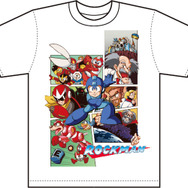 ロックマン Tシャツ クラシックスビジュアル-白