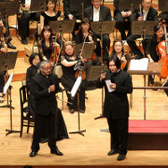 植松伸夫さんと指揮の志村健一さん