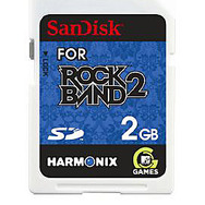 サンディスク、『ロックバンド2』ブランドのWii向けSDカードを発売