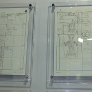 アニメ「逆転裁判」の絵コンテを写真で!コメント入りキャストサイン色紙や「コナン」とコラボしたワイヤーアートも