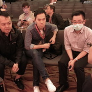 インタビューに答えてくれた香港メディアのみなさん（写真左から、ERIC FUNG氏、PANG SUNG KIT氏、DESMOND CHOW氏）