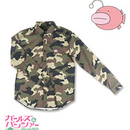 これは普通に着れる！『ガルパン』カジュアルシャツ登場、大洗高校の校章が胸元に