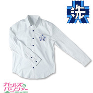 これは普通に着れる！『ガルパン』カジュアルシャツ登場、大洗高校の校章が胸元に