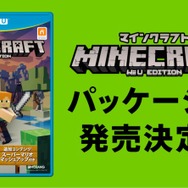 Wii U『マインクラフト』パッケージ版が発売決定、価格は3,888円