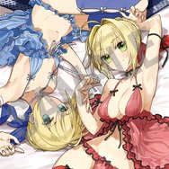 『Fate/EXTELLA』ワダアルコ描き下ろし店舗別特典イラスト公開、ネロやアルトリアの素肌が眩しい