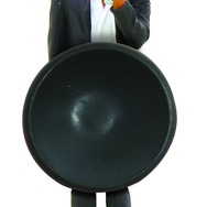 カプセルトイ「窓際の松崎しげる」6月25日発売、あの“黒いフィギュア”第2弾が登場