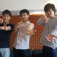 MONACAの3人。左から高橋邦幸氏、神前暁氏、広川恵一氏