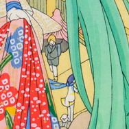 初音ミク×招き猫」の浮世絵木版画が登場！ 2024年3月22日より
