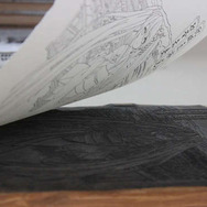 初音ミクが浮世絵木版画に！ 1mm未満の線画も表現…使用木版は21版、摺重ねは計45回