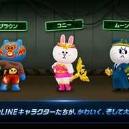 暴カワRPG『LINE ファイター』配信開始、ブラウンたちが悪党相手に大暴れ！