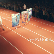 『シャドウバース』TVCMにゴールデンボンバーが“カード姿”で登場、プロレスや陸上で最強を競うが…!?