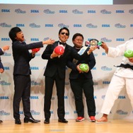 『ぷよぷよ!!クエスト』オリエンタルラジオ・中田と柔道家・篠原が激突！？新CM発表会＆イベントが開催