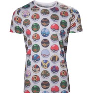 海外通販サイトで、さまざまなモンスターボールを並べたデザインのTシャツ＆ドレスが登場！これでポケモンゲットし放題？