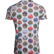 海外通販サイトで、さまざまなモンスターボールを並べたデザインのTシャツ＆ドレスが登場！これでポケモンゲットし放題？