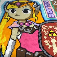『ゼルダの伝説 風のタクト』を約78,000個のドミノで表現！もはやアートな超絶映像