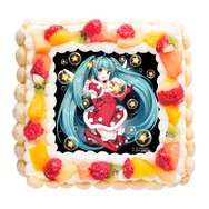 「初音ミク」描き下ろしデザインのクリスマスケーキが受注開始！イラストはNardackが担当