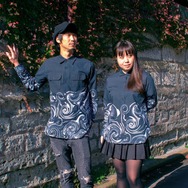 伊藤潤二のホラー漫画「うずまき」デザインのアパレルが登場、「あざみ」Tシャツやパーカーなど