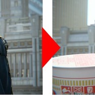 『FFXV』×「カップヌードル」の“コラCM”が公開…リヴァイアサンがスープの海から登場!?