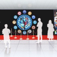 1月9日より『キングダム ハーツ』15周年記念ステンドグラスが新宿駅構内に登場！特別展示も同時開催