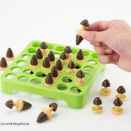 「きのこの山」「たけのこの里」のガチ対決がオセロで実現…!「きのこの山VSたけのこの里 オセロ ゲーム3」1月18日発売