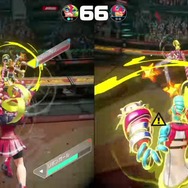 スイッチ新作『ARMS』ステージで椿姫彩菜がガチ対戦！ゲームプレイたっぷりのステージ映像が公開