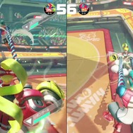 スイッチ新作『ARMS』ステージで椿姫彩菜がガチ対戦！ゲームプレイたっぷりのステージ映像が公開