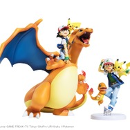 “リザードン”1/8フィギュアが登場！ サトシとピカチュウを乗せた勇姿を披露