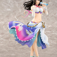 「デレマス」よりスタイル抜群な「鷺沢文香」水着フィギュアが登場、“紺碧の境界”衣装で立体化