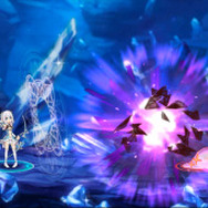 『蒼空のリベラシオン』×『シャイニング・ブレイド』コラボユニットのバトル画面公開