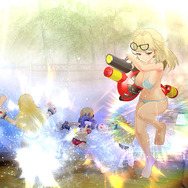 『閃乱カグラ PBS』各ウォーターガンには2種類のモードが！ 戦況に応じて切り替えろ─購買部ではお気に入りキャラがエプロン姿に…