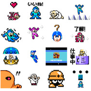 『ロックマン』ドット＆サウンドLINEスタンプが配信開始、“ティウンティウン”やワイリーの土下座も再現