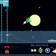 『洞窟物語』を手掛けた「開発室Pixel」の2D ACT『ケロブラスター』がPS4に登場、4月11日配信