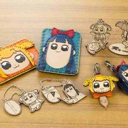 ヤッター!! なんと「ポプテピピック」高級レザーグッズが登場、カードケースやキーチェーンなど