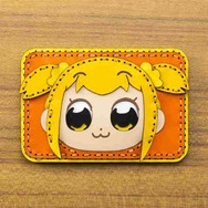 ヤッター!! なんと「ポプテピピック」高級レザーグッズが登場、カードケースやキーチェーンなど