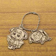 ヤッター!! なんと「ポプテピピック」高級レザーグッズが登場、カードケースやキーチェーンなど