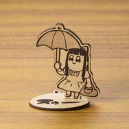 ヤッター!! なんと「ポプテピピック」高級レザーグッズが登場、カードケースやキーチェーンなど