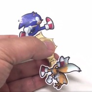 ソニック&テイルスのハンドスピナーの疾走感がスゴい!―ただシール貼っただけなのに…