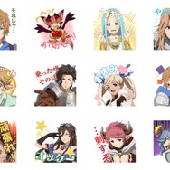 アニメ版「グランブルーファンタジー」LINEスタンプ登場！ 日常的に使いやすい全40種