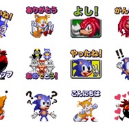 音速ハリネズミ『ソニック』のLINEスタンプが登場! ゲームサウンド付きのドットイラストでテンションUP