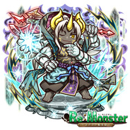 『リ・モンスター』80万DL突破を記念して精霊石をプレゼント！“LE【夜天の蝕鬼】オバ朗”が登場する限定ガチャも