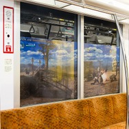 東京メトロ 銀座線・丸ノ内線電車を『FFXII ザ ゾディアック エイジ』がジャック─窓の外はイヴァリース!?