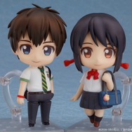 『君の名は。』の「宮水三葉」と「立花瀧」がねんどろいどに―劇中の落書きシーンもバッチリ再現！