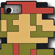 POPなドットグラフィックのマリオをはじめとする、全7種類のiPhoneケースが発売中