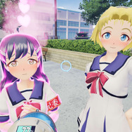 VR専用“眼”STG『ぎゃる☆がんVR』Steamにいきなり配信！ 悪魔を吸い込む新装備も登場─「スカートがめくれるのは“偶然”」