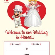 「ゼクシィ海外ウエディング」にマリオ＆ピーチデザインの婚姻届が付属！