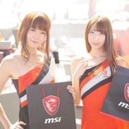 Micro-Star Internationalブース／一之瀬雪乃さん（Twitter：@yukipowerup）遠藤香さん（Twitter：@fumo_kaorun）
