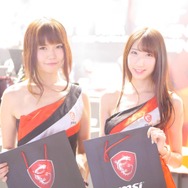 Micro-Star Internationalブース／一之瀬雪乃さん（Twitter：@yukipowerup）遠藤香さん（Twitter：@fumo_kaorun）