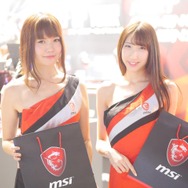 Micro-Star Internationalブース／一之瀬雪乃さん（Twitter：@yukipowerup）遠藤香さん（Twitter：@fumo_kaorun）