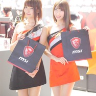 Micro-Star Internationalブース／一之瀬雪乃さん（Twitter：@yukipowerup）遠藤香さん（Twitter：@fumo_kaorun）